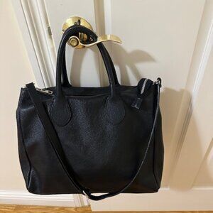 Tote leather bag made in Italy